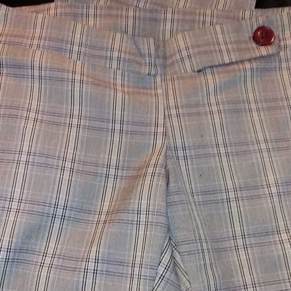 Plaid dress pants